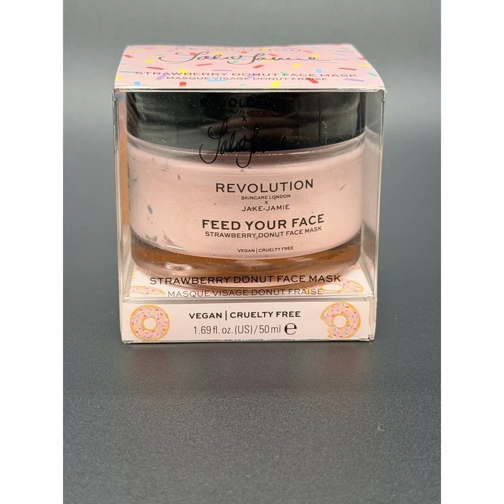 Revolution Skincare Jake Jamie Strawberry Donut Face Mask Feed Your Face